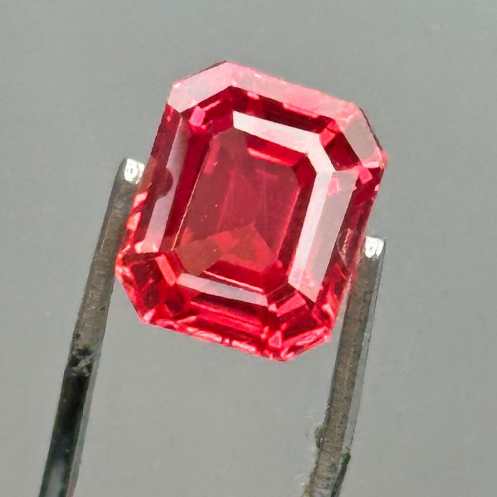 Certified Poppy Red Sapphire